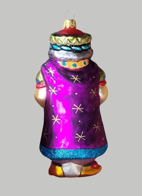 Bombka formowa: Kolekcja cyrkowa Kot król (94) H