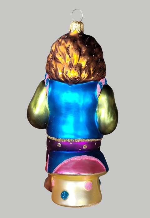 Bombka formowa: Kolekcja cyrkowa Lew akordeonista (109) H