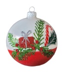 Baubles 100 decorated pack of 4 pcs. MAGICAL HOLIDAYS
