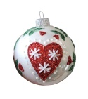Baubles 100 decorated pack of 4 pieces FOR A FOLK NOTE