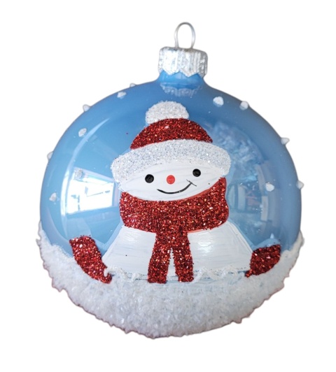 Baubles 100 decorated ornaments pack of 4: WINTER FUNNY