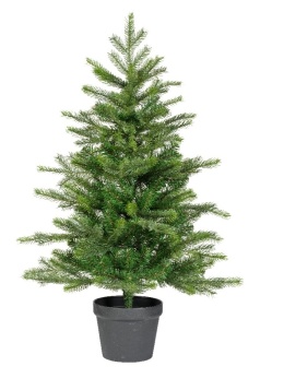 Choinka Grandis 90cm zielona w doniczce PU+PVC (680404)