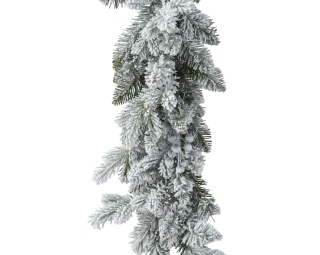 Girlanda szroniona 270cm szyszki i niebieskie owoce (685074)