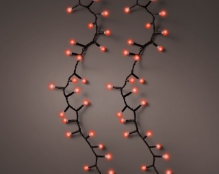 Lampki kuleczki Cherry mini 500LED czerwone dł.11m (495579)
