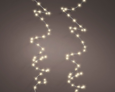 Lampki na druciku 378LED 6m ciepłe (496605;496890)