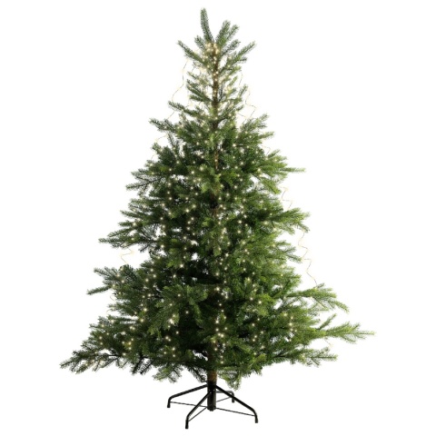 Lampki na zielonym druciku 832LED wiązka 16x240cm ciepłe (496152)