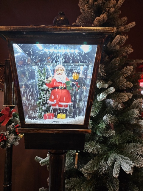 Latarnia 180cm 33LED zimny wirujący śnieg (489731) zasilacz