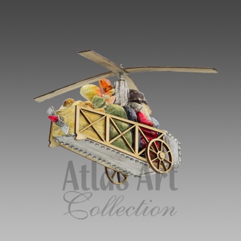 Atlas Art Bauble: Airship (00890AA)