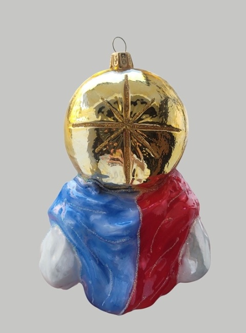 Bauble form: Jesus with heart (71) SE