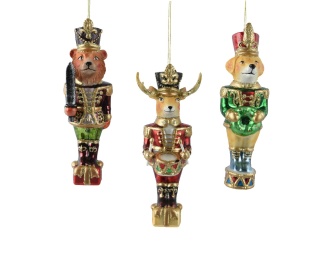 Bombka szklana: Nutcracker renifer (129725)