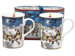 Kpl. 2-ch kubków ceramicznych 