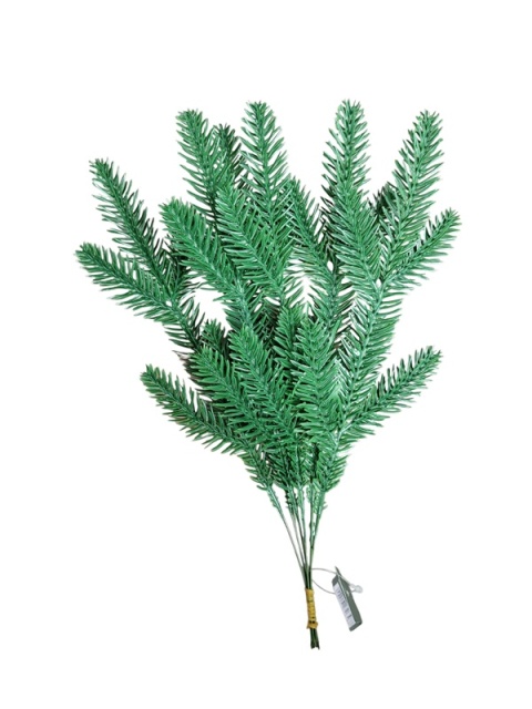 Set of 6 green branches PE pik-3 (CV32192)