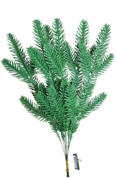 Set of 6 green branches PE pik-3 (CV32192)