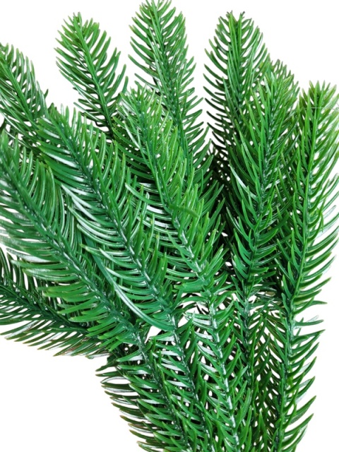 Set of 6 green branches PE pik-5 (CV32193)