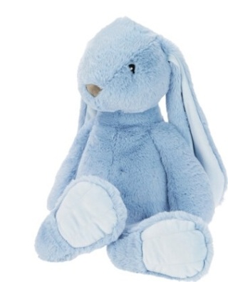 Królik pluszowy 70cm niebieski długie uszy (504272)