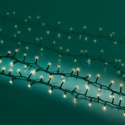 Lampki 600LED ciepłe efekt przygasania 18m timer (495892) ciemny kabel