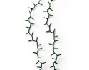 Lampki 600LED ciepłe efekt przygasania 18m timer (495892) ciemny kabel