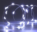 Lampki na druciku 100LED zimne 495cm timer na baterie(AX9730540)