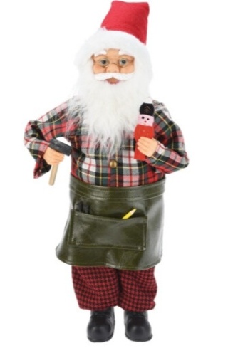 Santa Claus 45cm "carpenter" (177561)