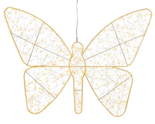 Butterfly openwork 700LED warm flash indoor/outdoor timer (490655)