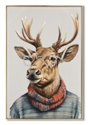 Obraz Renifer "profesor" (JK0008)