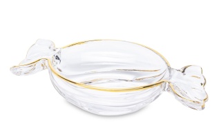 Round glass cake stand "candy" (173415)