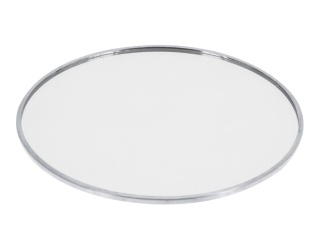 Podstawka lusterkowa okrągła fi 10cm srebrny brzeg (513198)-20%