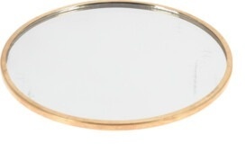 Round mirror stand, 10cm diameter, gold edge (513198)-20%