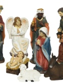 Szopka 11 figur ręcznie malowana 45cm duża poliresing (596449)