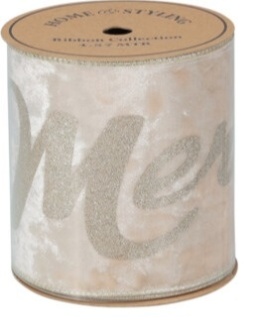 Taśma welur beżowy 