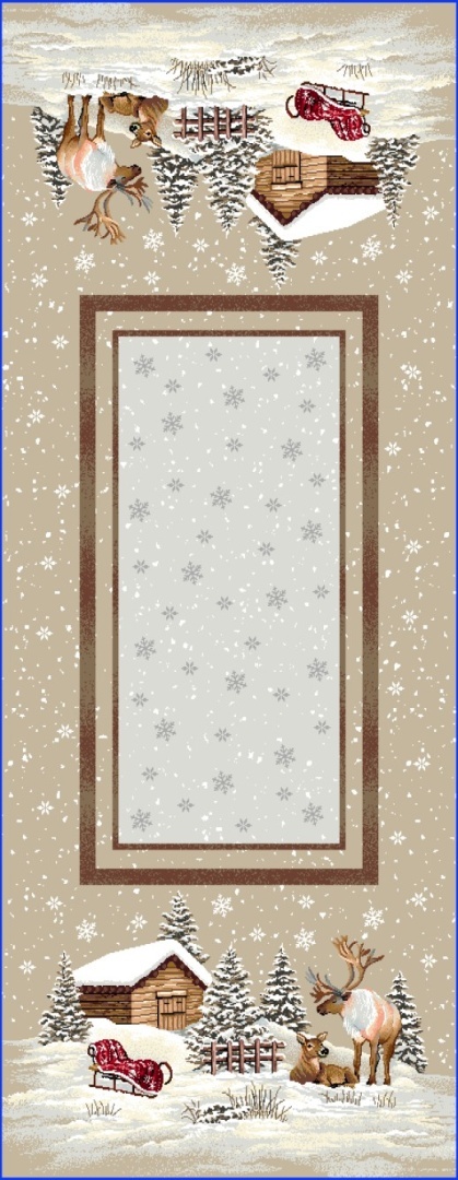 Bieżnik gobelin Eden 40x100cm RENIFERY DOMEK (TX0003-970)