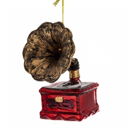 Bombka szklana: Gramofon (174339)
