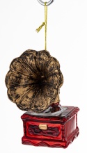 Glass bauble: Gramophone (174339)