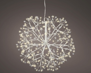 "Dmuchawiec" wiszący fi 35cm 192LED ciepły timer (490036)
