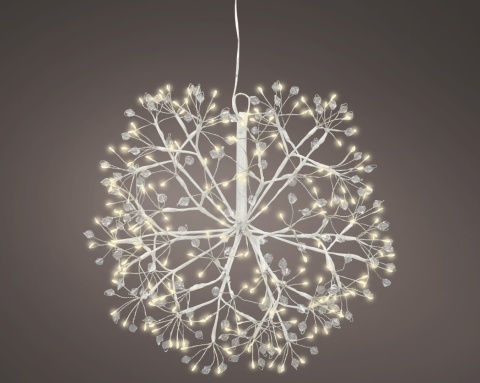 "Dmuchawiec" wiszący fi 35cm 192LED ciepły timer (490036)