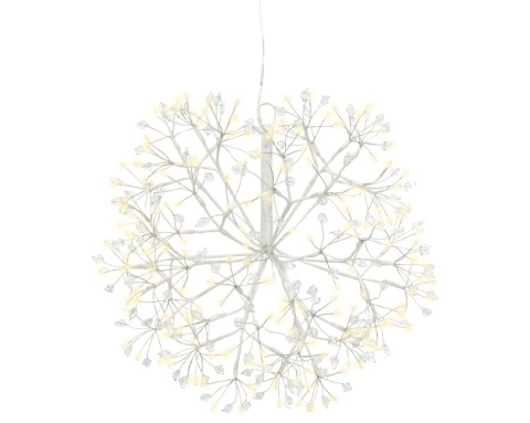 "Dmuchawiec" wiszący fi 35cm 192LED ciepły timer (490036)
