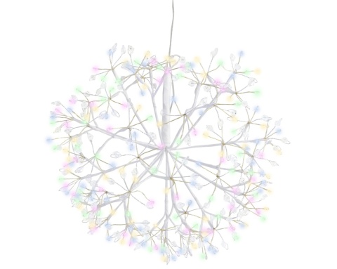 "Dandelion" hanging fi 35cm 192LED pastel timer (490038)