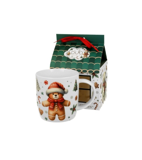 Kubek porcelana 400ml w opakowaniu domek Christmas Cuties
