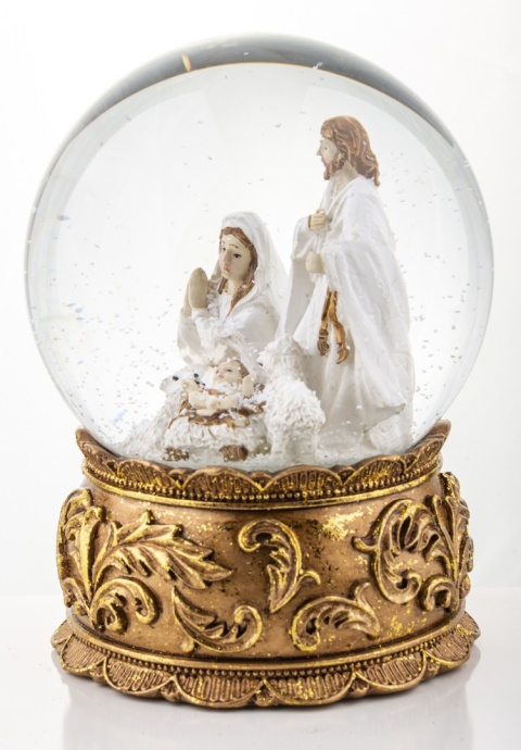 Kula wodna 12cm ze Św.Rodziną (139791)