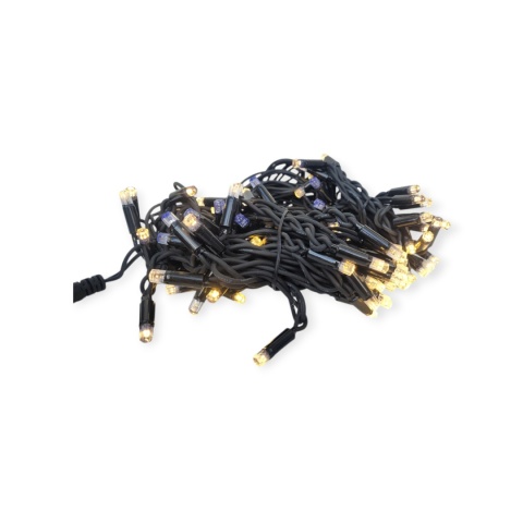 Kurtynka sople LED zewnętrzne 100L+gn ciepła +flesz biały ciepły (75-335) 4,8m/6W gumowany kabel