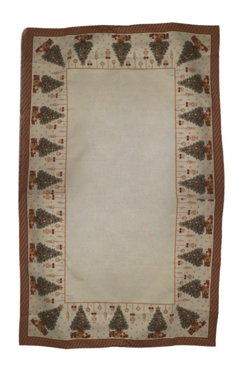 Obrus basic gobelin 140x240cm Choinka z prezentami (689)