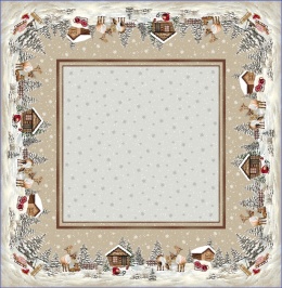 Obrus gobelin Eden 100x100cm RENIFERY DOMEK (TX0007-970)