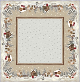 Obrus gobelin Eden 100x100cm RENIFERY DOMEK (TX0007-970)