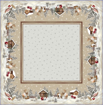 Obrus gobelin Eden 100x100cm RENIFERY DOMEK (TX0007-970)