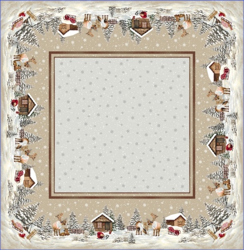 Obrus gobelin Eden 100x100cm RENIFERY DOMEK (TX0007-970)