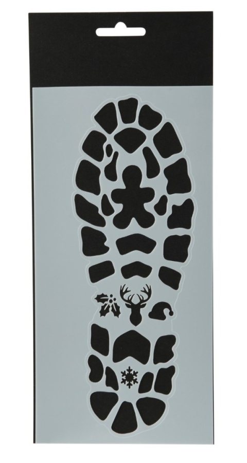 Szablon "odcisk" buta Mikołaja (729197)