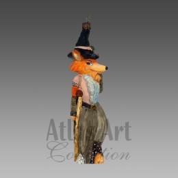 Bombka Atlas Art: Lisica z kulą (00599AA)