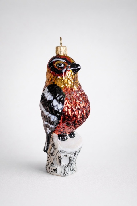 Bauble form: Woodpecker on a tree trunk (77) SE