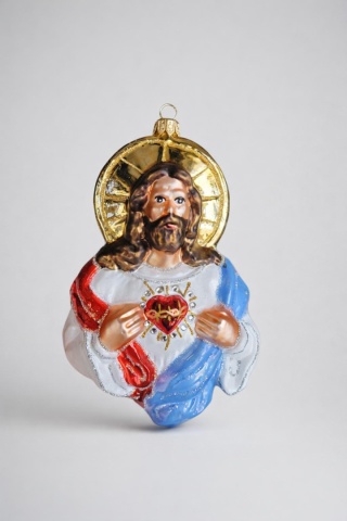 Bombka formowa: Jezus z sercem (71) SE