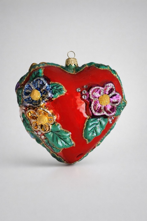 Bauble Mold: Heart with Flowers (68) SE